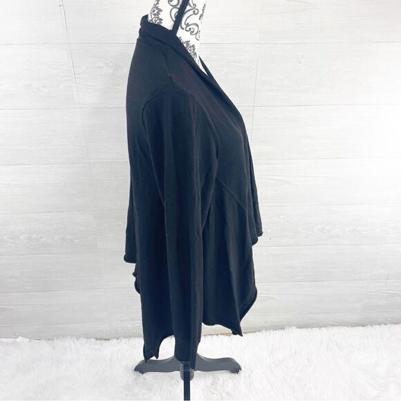 WILT Fly Away Angled Hem Open Front Cotton Cardigan - Picture 6 of 11